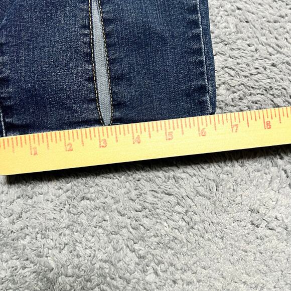 Democracy Jeans Womens 14 (33x29.5) Ankle Blue Denim Ab Technology Taper - Picture 10 of 12